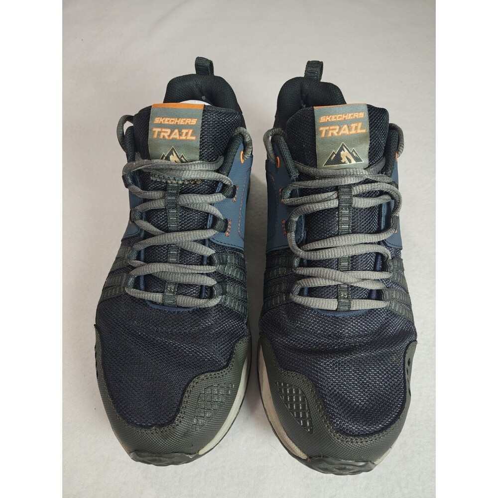 Skechers Escape Plan Men’s 10 Blue All Terrain Hiking Sneaker Water Repellent